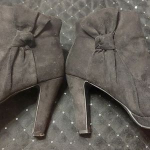 Suede Booties